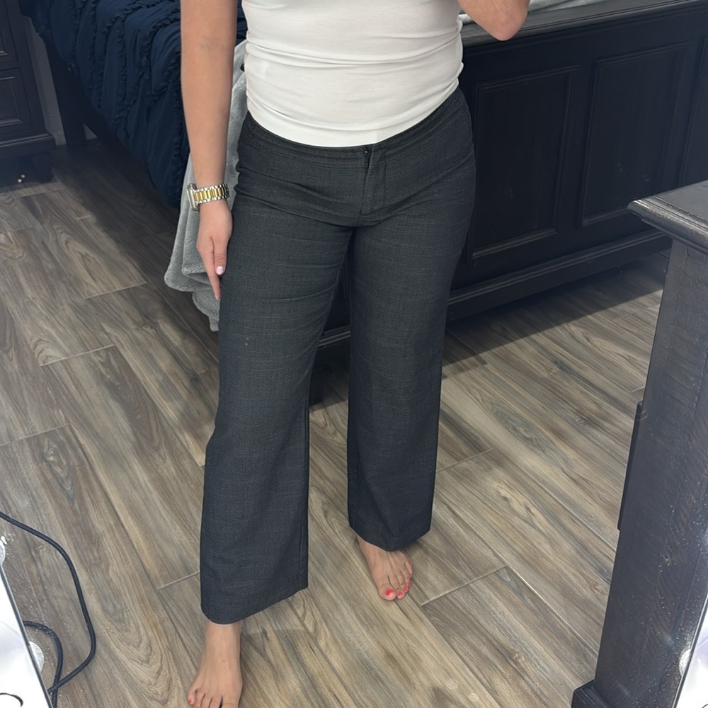 Worthington Women's Gray Straight Leg Pants
